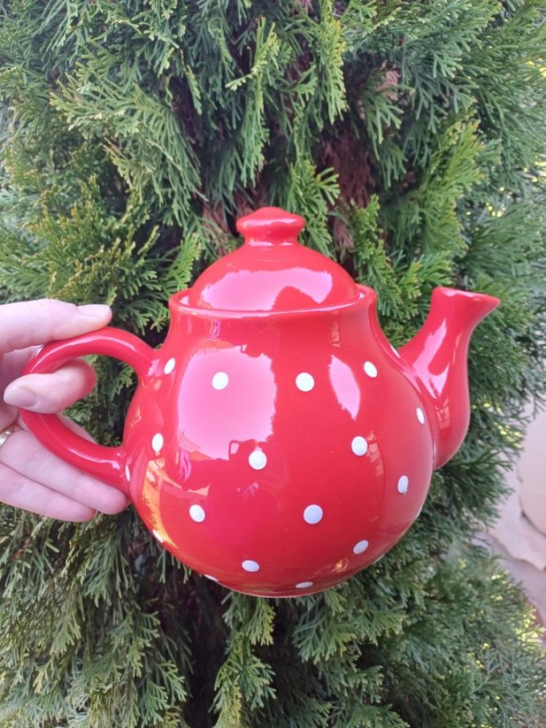 Kanvica na čaj - Farba: Biela