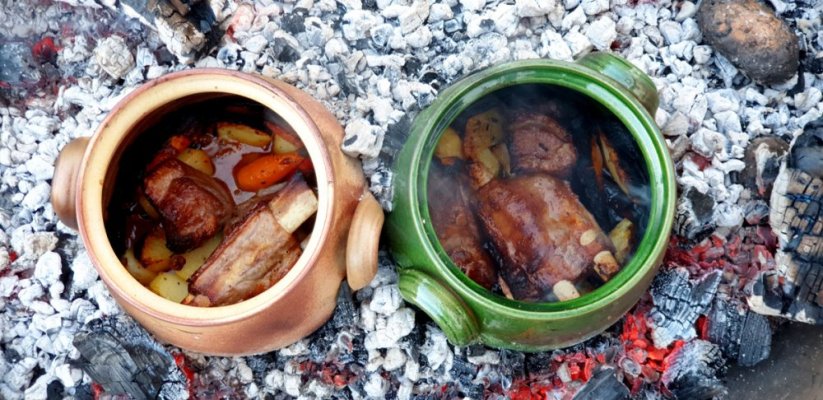 Hrniec na varenie v pahrebe - Farba: Zelená